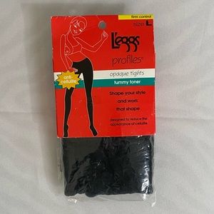 🛍 Brand New NBW! Cellulite Fighting Opaque Black Tights